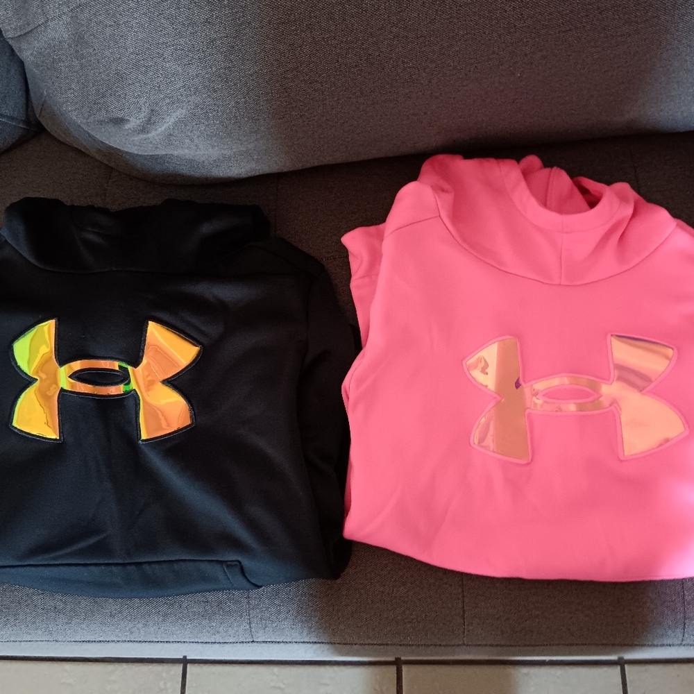 Set Of 2 Girls Under Armour Sweatshirts XL